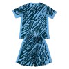 Ensemble Maillot Gardien Paris Saint-Germain 2024-25 Bleue Enfant